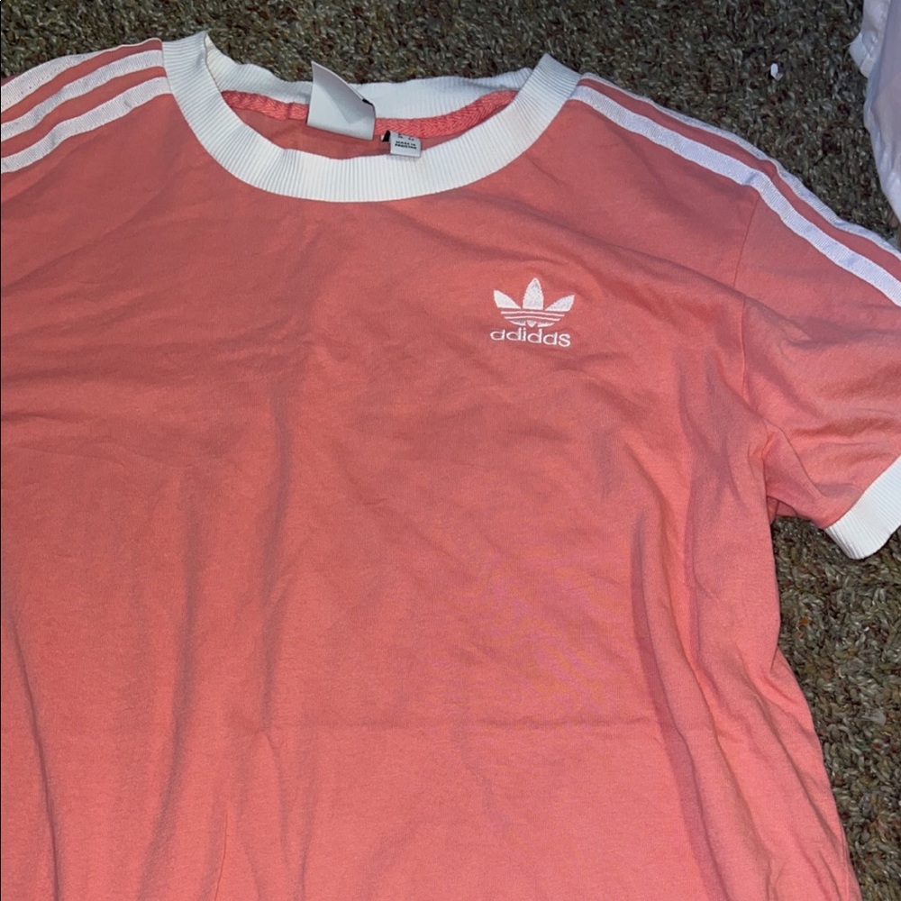 adidas pink tshirt